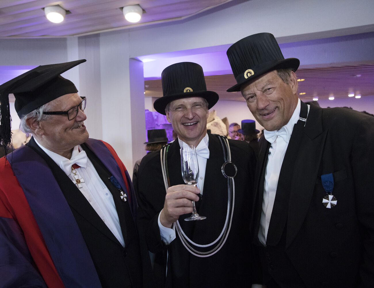 l-r: Kimmo Kaski, Ilkka Niemelä and Raimo P. Hämäläinen