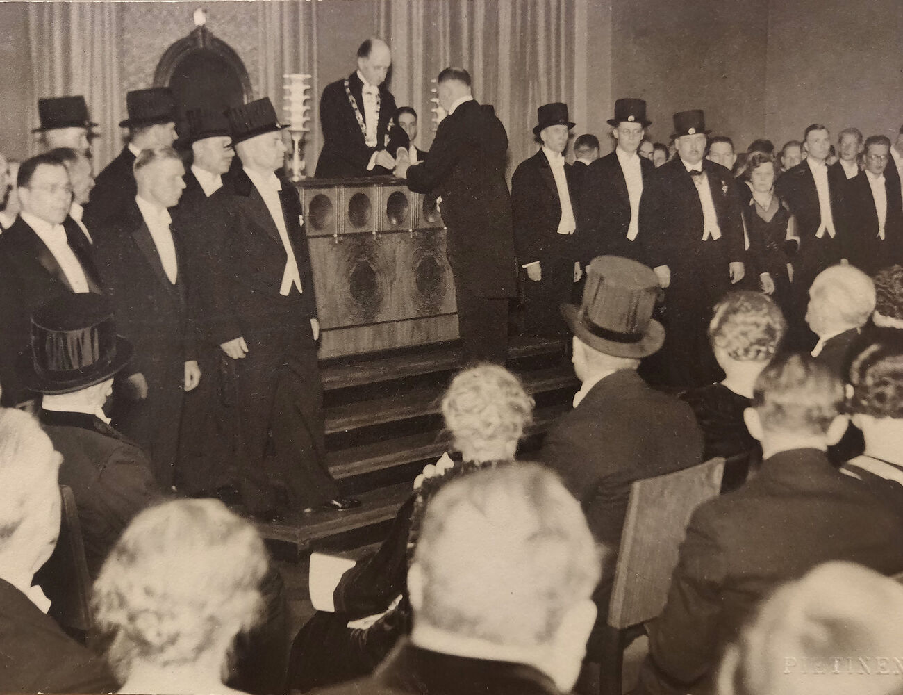 Conferment of Doctoral degrees in technology 1934