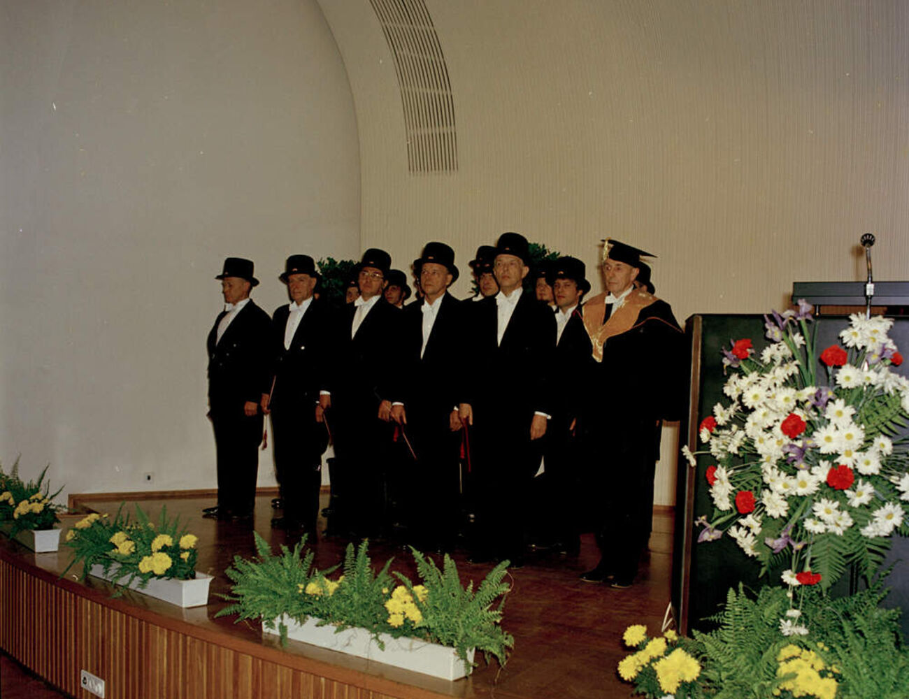 Conferment of Doctoral degrees in Technology 1974