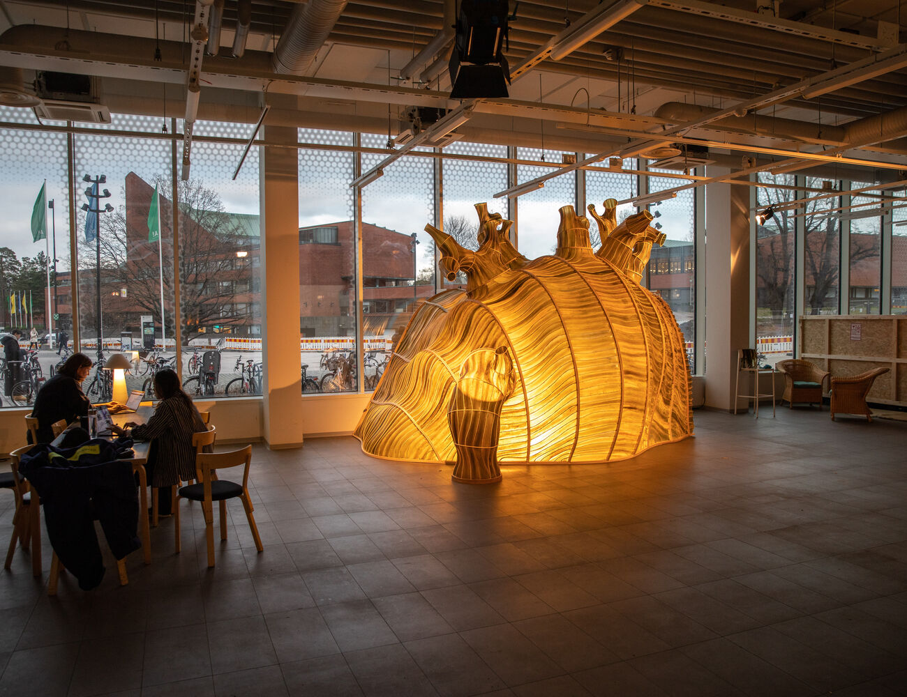Julia Lohmann's Hidaka Ohmu at the A Bloc. Photo: Mikko Raskinen