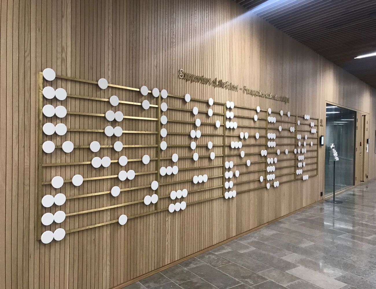 Kauppakorkeakoulun lahjoittajaseinä