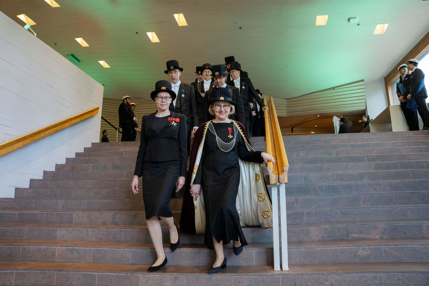 Tech conferment 2022_ procession exiting Kaleva hall