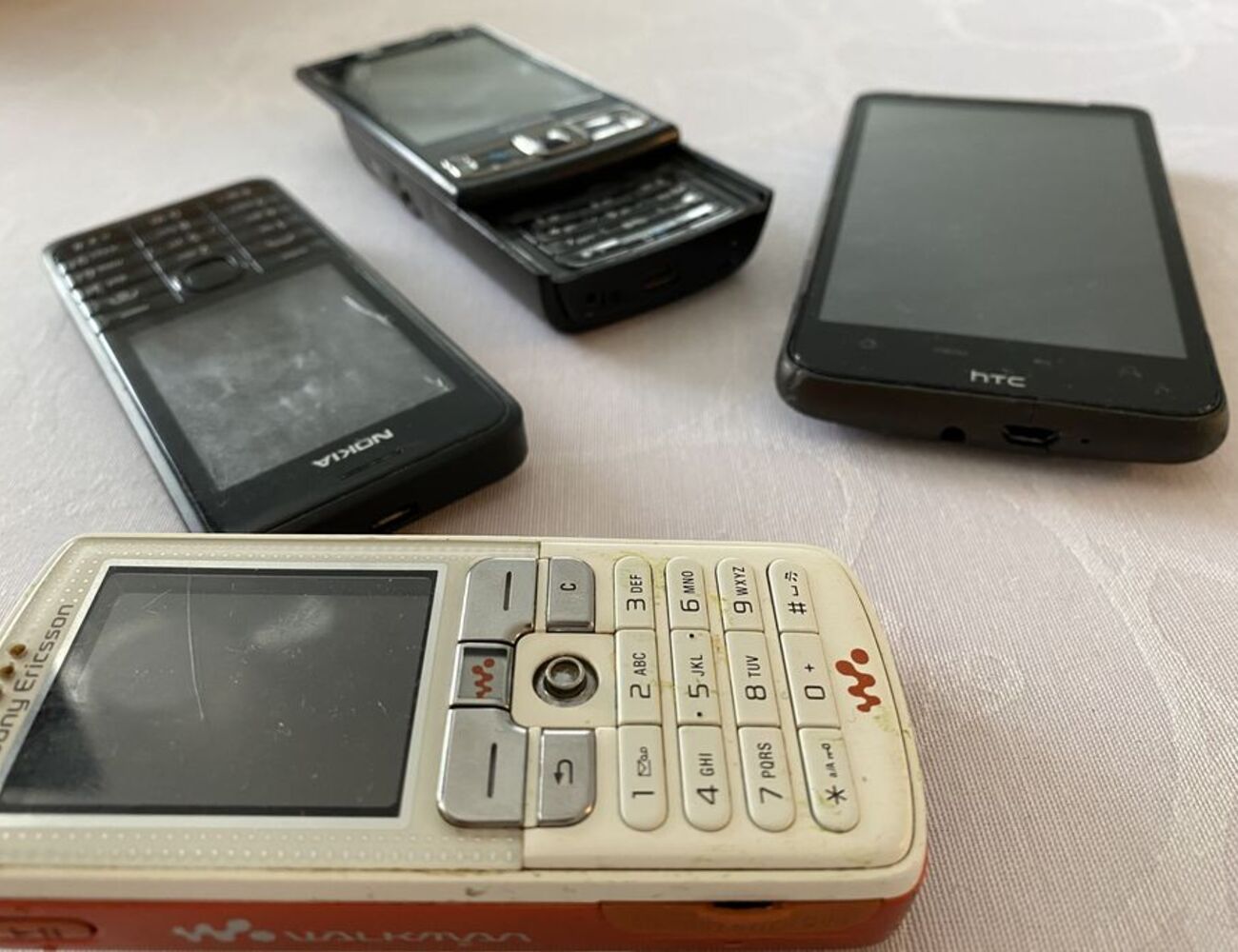 Old cell phones