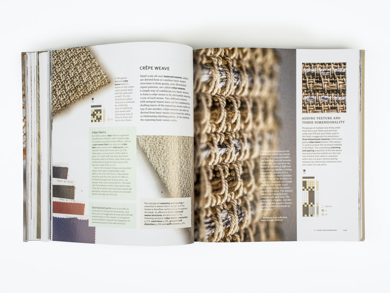 Interwoven-kirjan aukeama kreppisidoksesta.