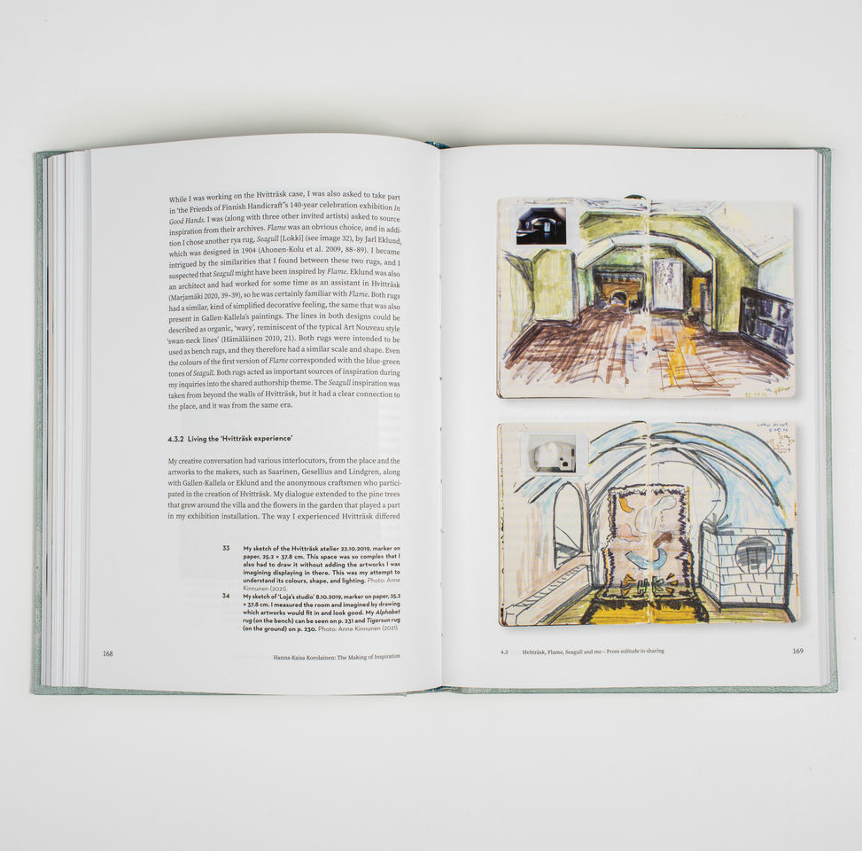 Korolainen: The Making of Inspiration sisäaukeama.