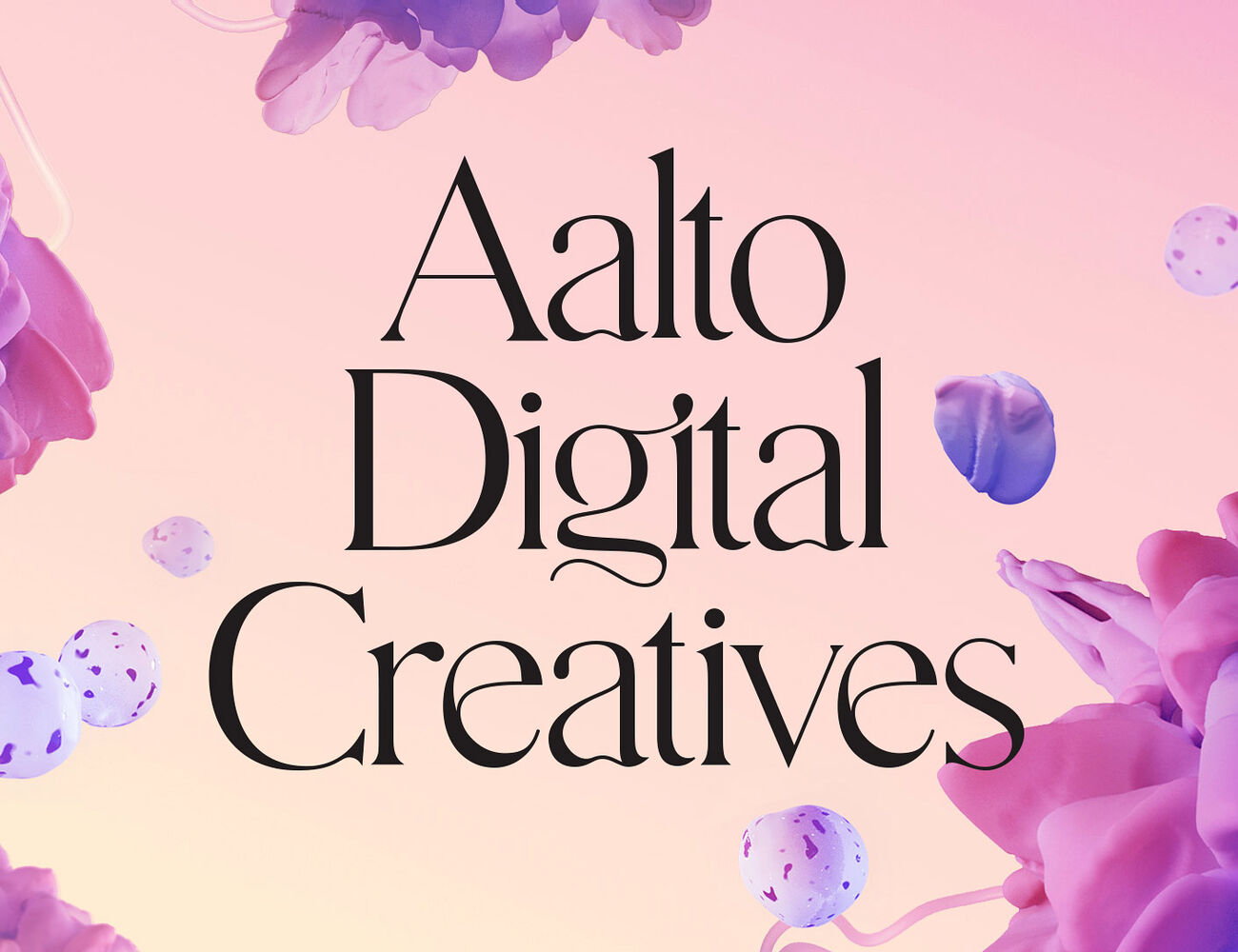 Aalto Digital Creatives main title and background
