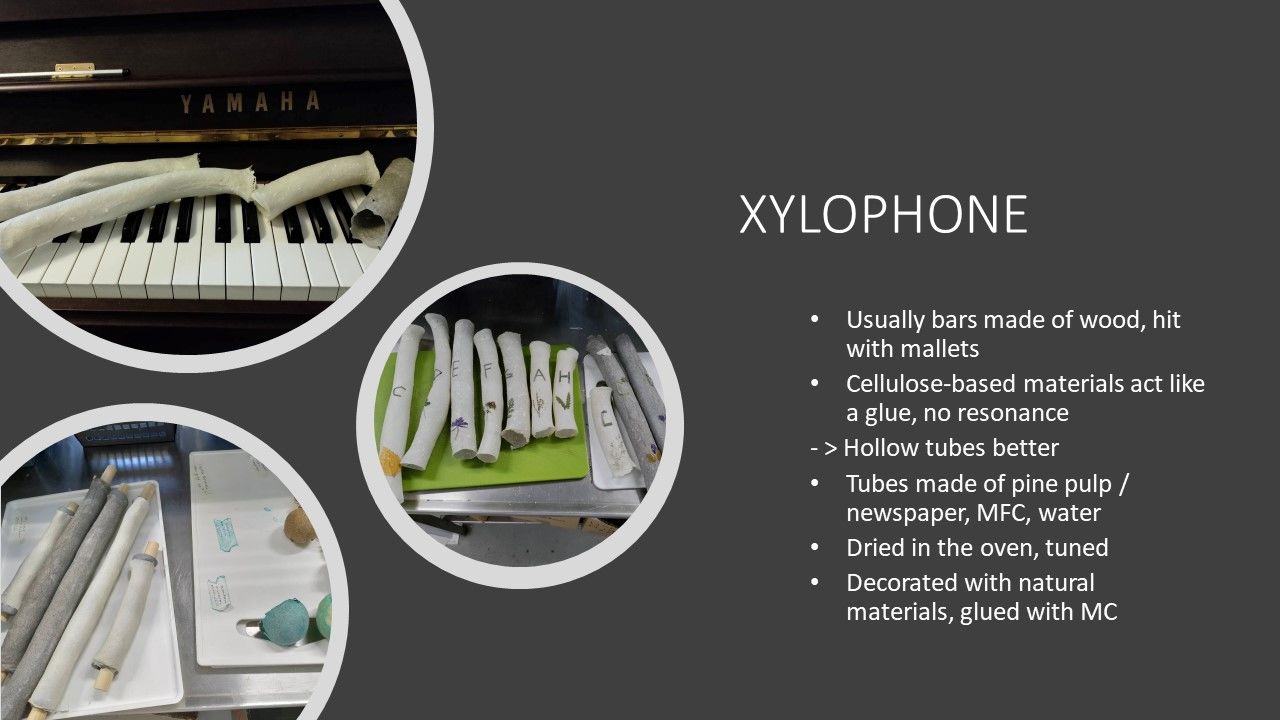 Laura Koskelo, CHEMARTS 2022, Xylophone. Image by Aalto University, Laura Koskelo