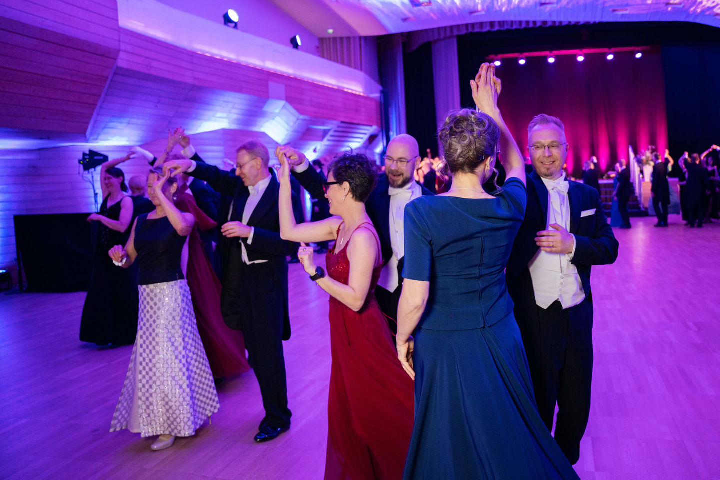 People dancing old ballroom dances