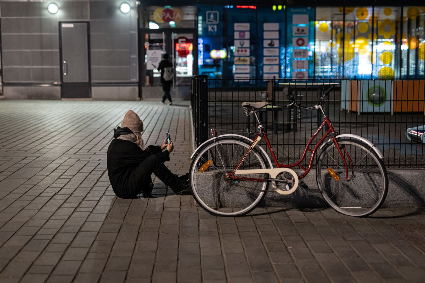 Työskentelyä Outo aika -projektissa. Kuva: Akseli Muraja, ANTI Festival 2023