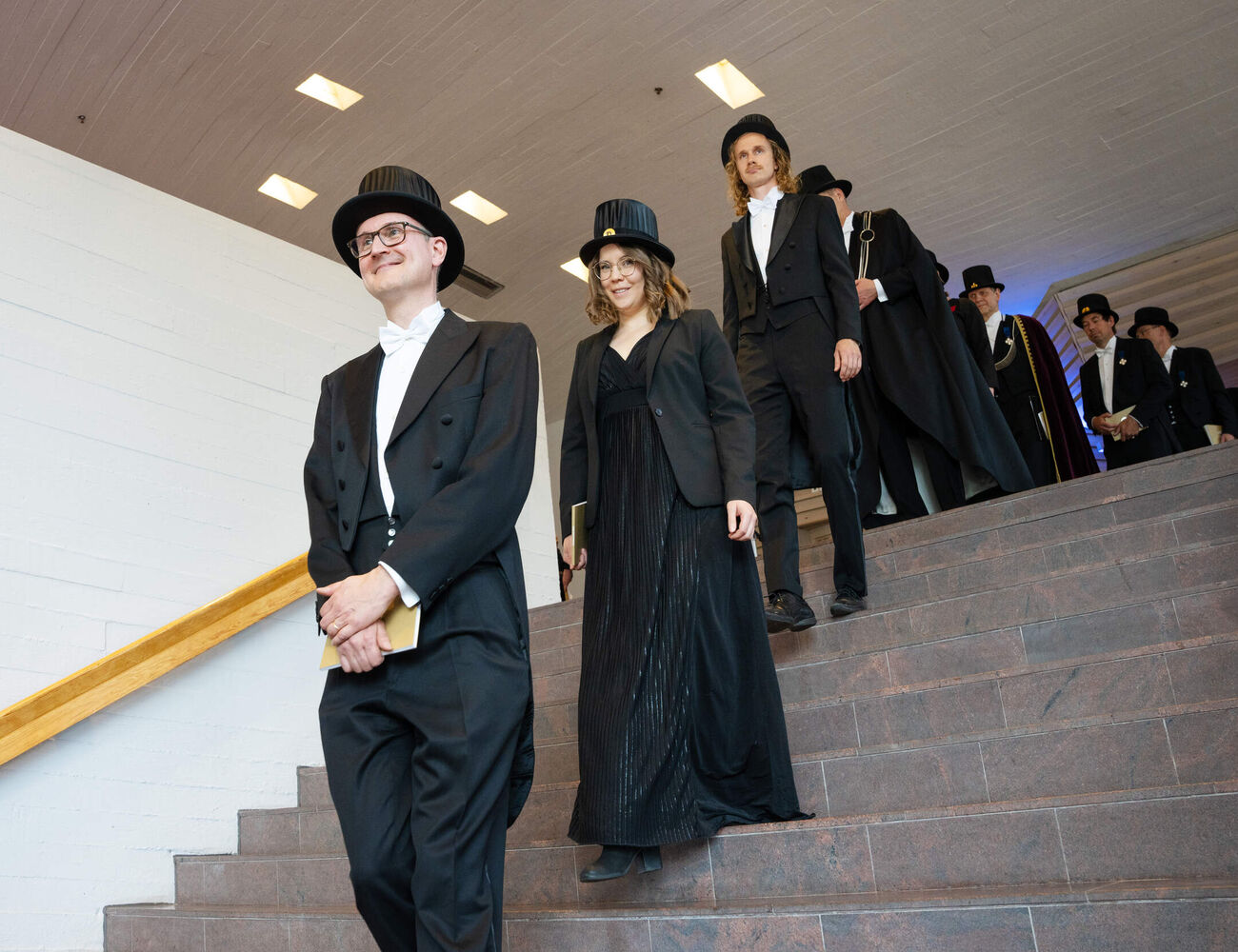 Procession exiting Kaleva hall
