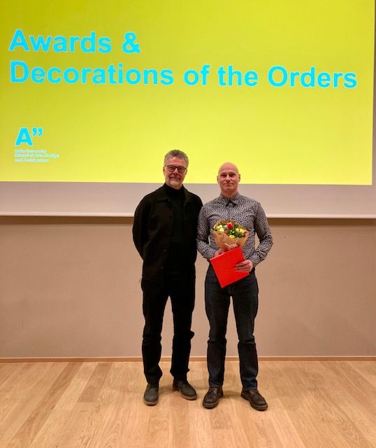 Sampsa Hyysalo sai Tutkimuspalkinto-tunnustuksen