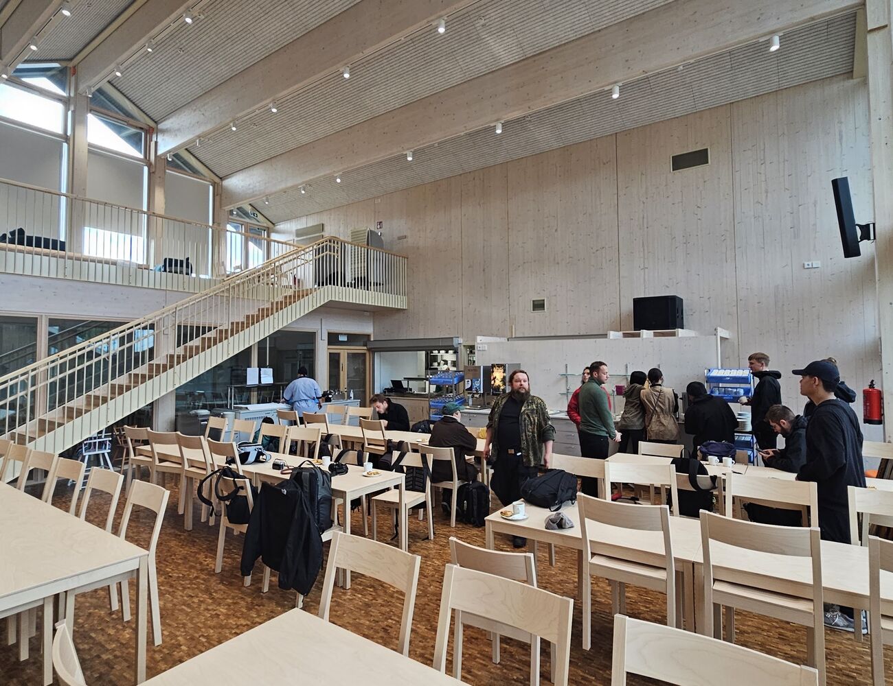 Inside of the Hyytiala station building  