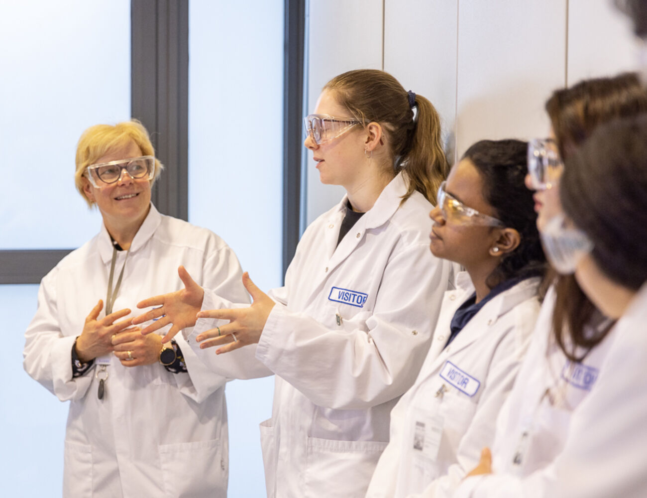 Aalto International Talent Program participants visiting their mentor company.