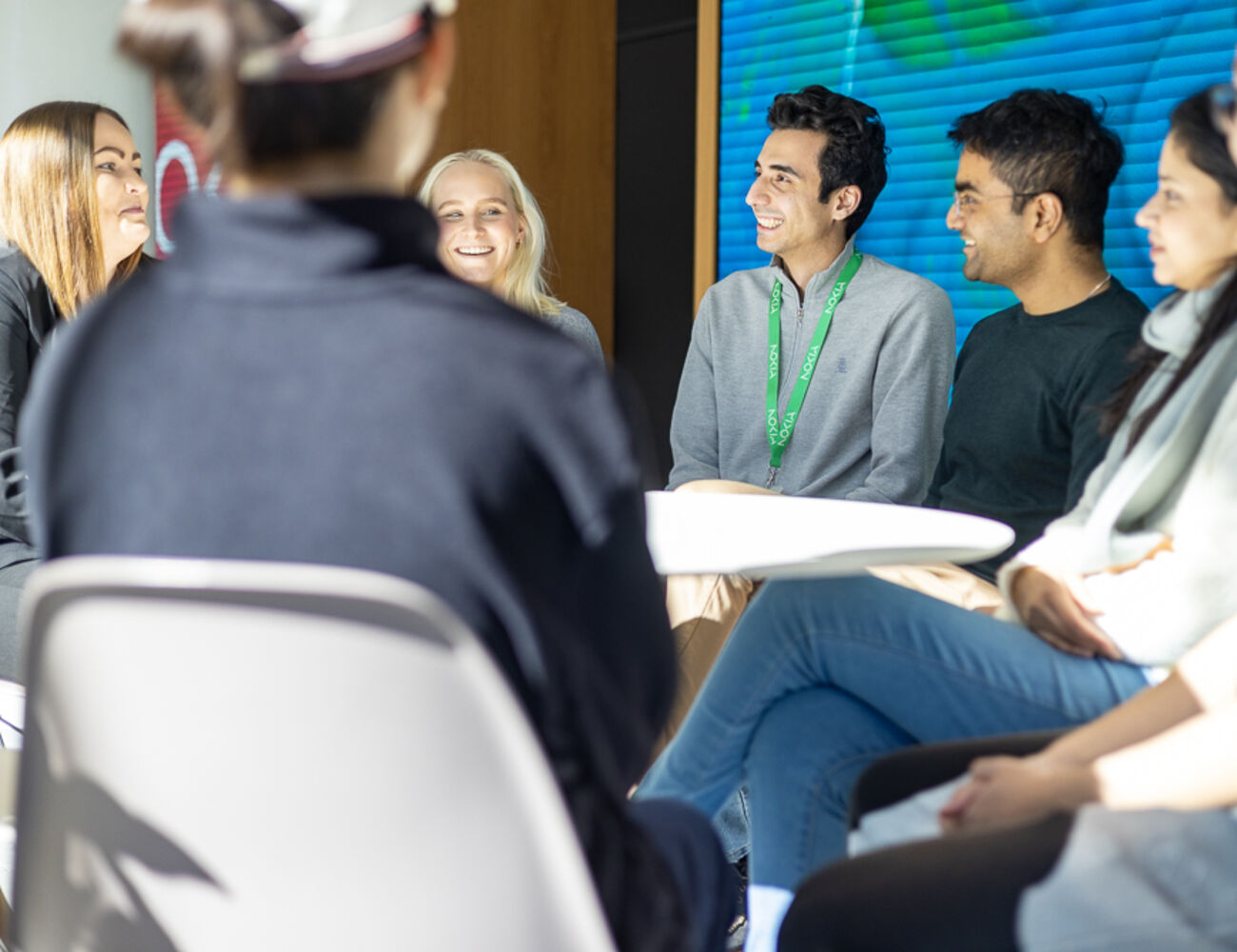 Aalto International Talent Program participants visiting their mentor company.