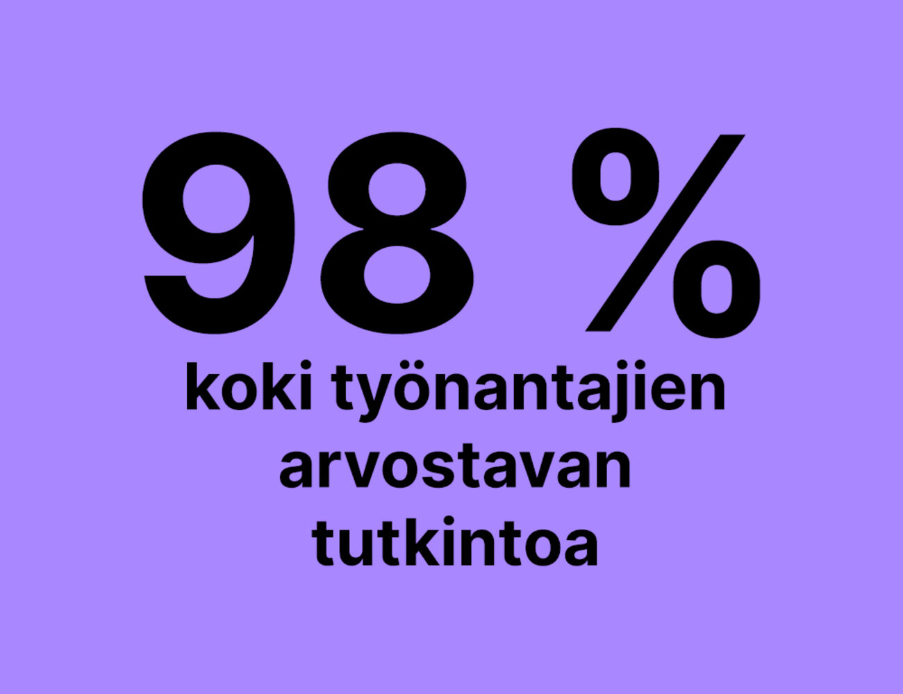 98 % koki työnantajien arvostavan tutkintoa