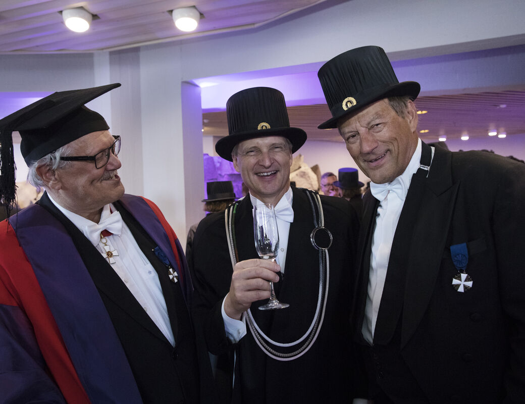 l-r: Kimmo Kaski, Ilkka Niemelä and Raimo P. Hämäläinen