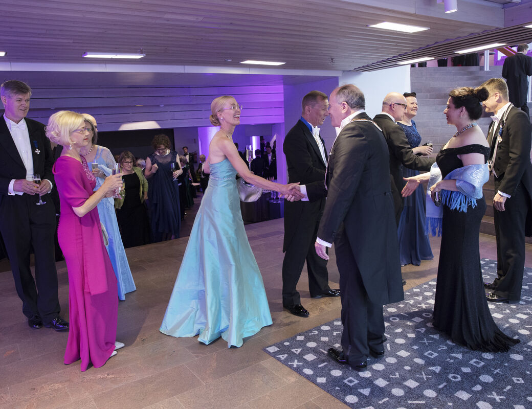 Welcoming of the guests