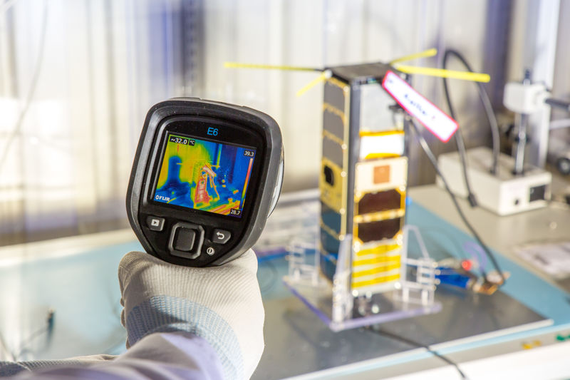 Aalto University / Aalto satellite / photo: Mikko Raskinen