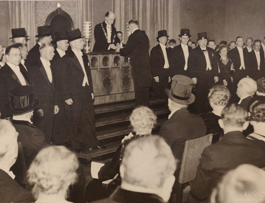 Conferment of Doctoral degrees in technology 1934