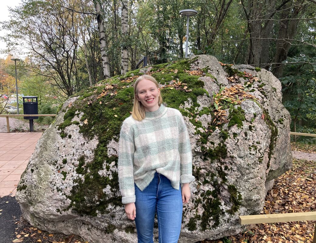 Veera standing in nature