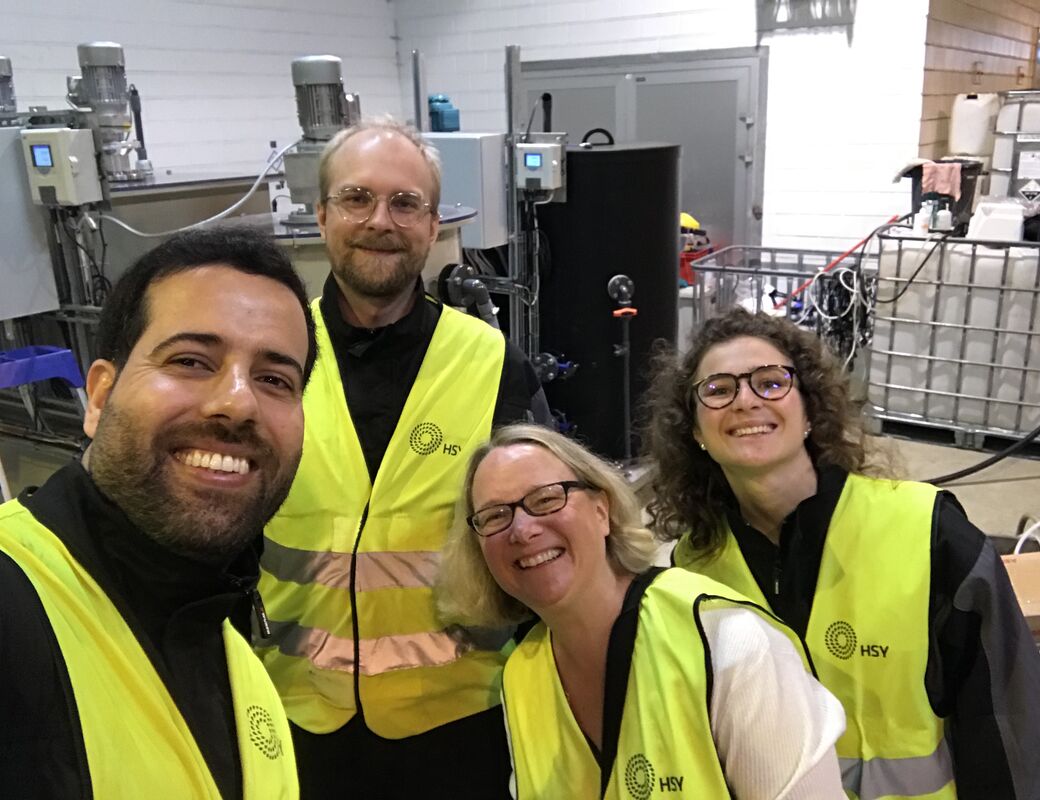 Wastewater treatment research group photo
