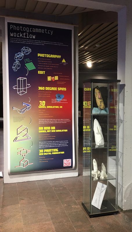 Objects from Data Vitality exhibition, photo by Outi Turpeinen