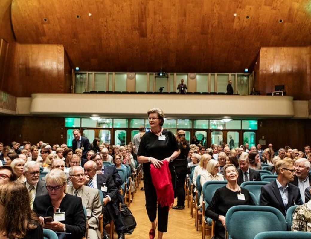 Töölö event hall during Homecoming Day
