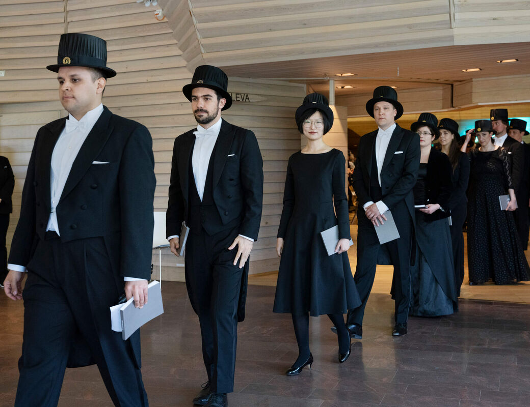 Tech conferment 2022_ procession exiting Kaleva