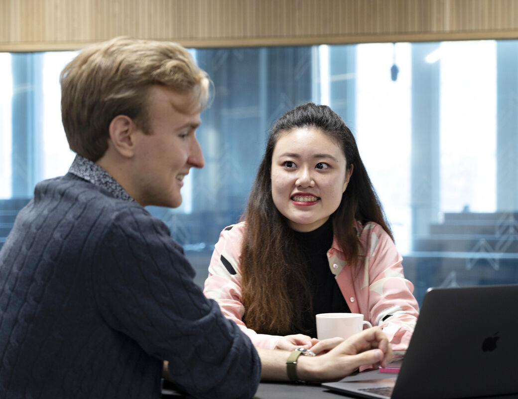 Students working together. Photo: Roope Kiviranta