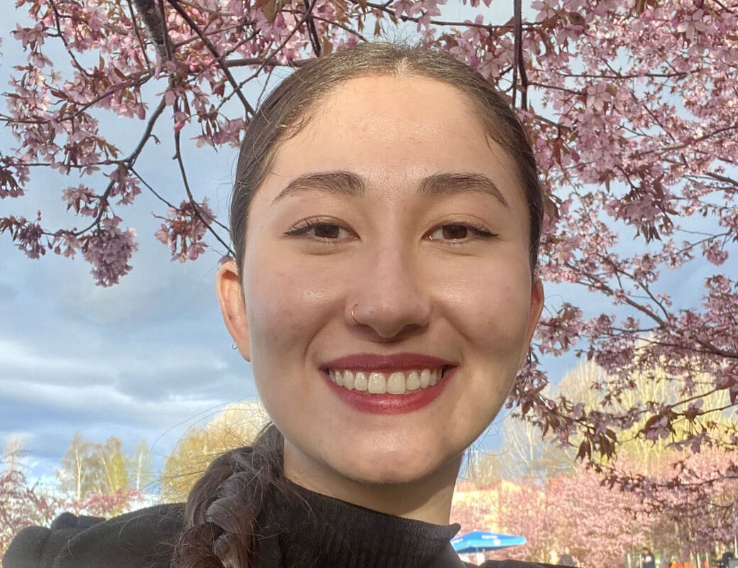 A selfie of Dinara