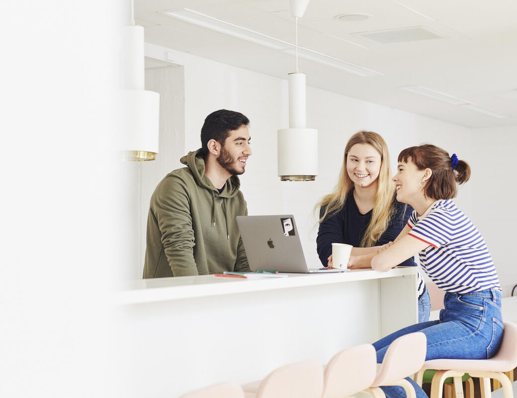 Aalto University students. Photo by Unto Rautio.