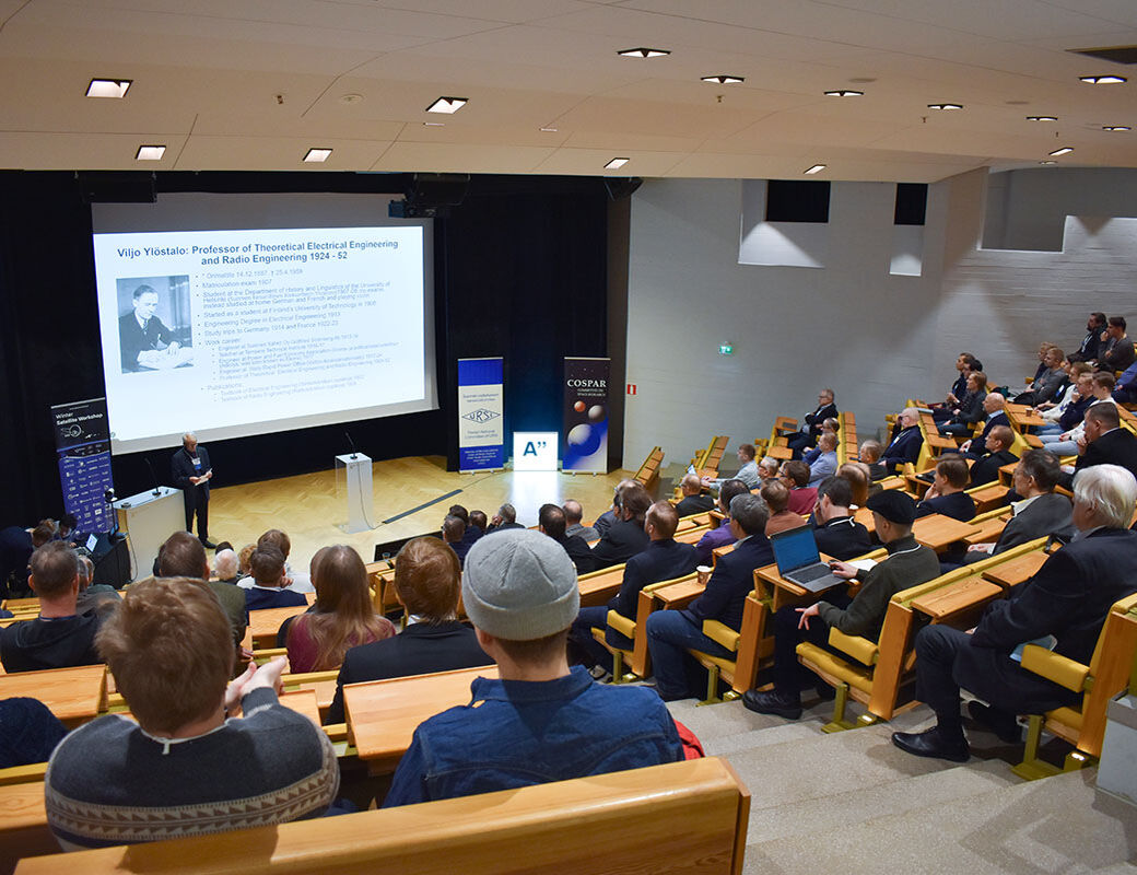 Dipoli Winter Satellite Workshop even lecture hall
