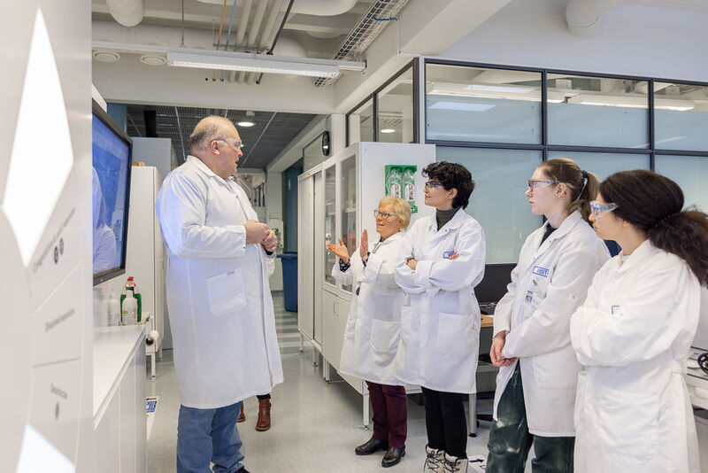 Aalto International Talent Program participants visiting their mentor company.