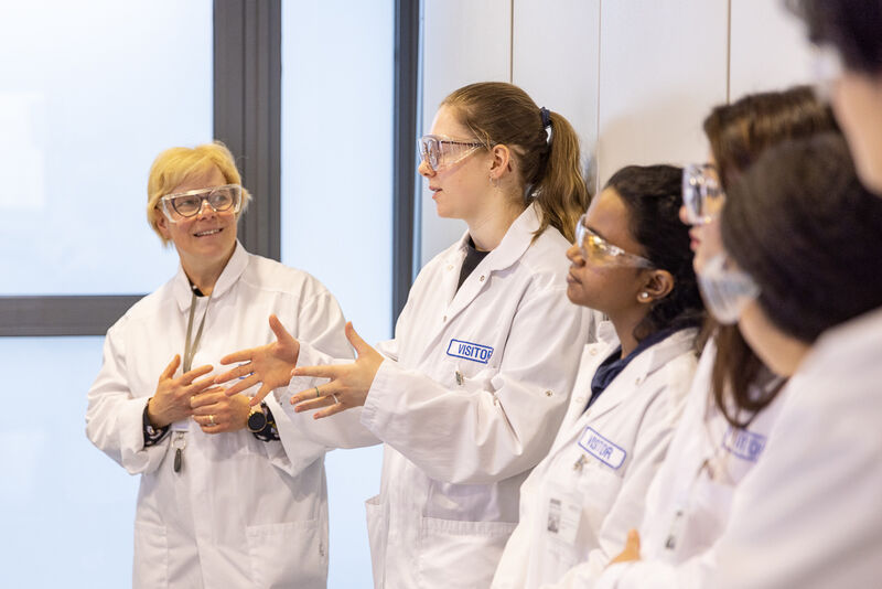 Aalto International Talent Program participants visiting their mentor company.