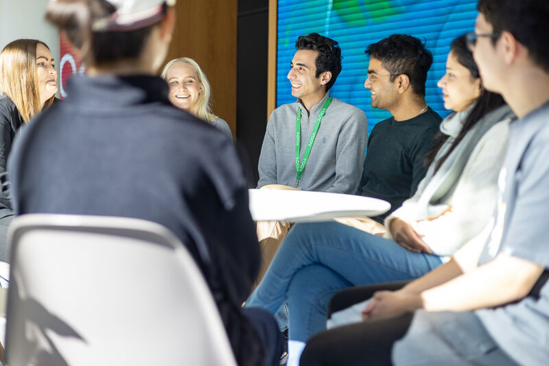 Aalto International Talent Program participants visiting their mentor company.