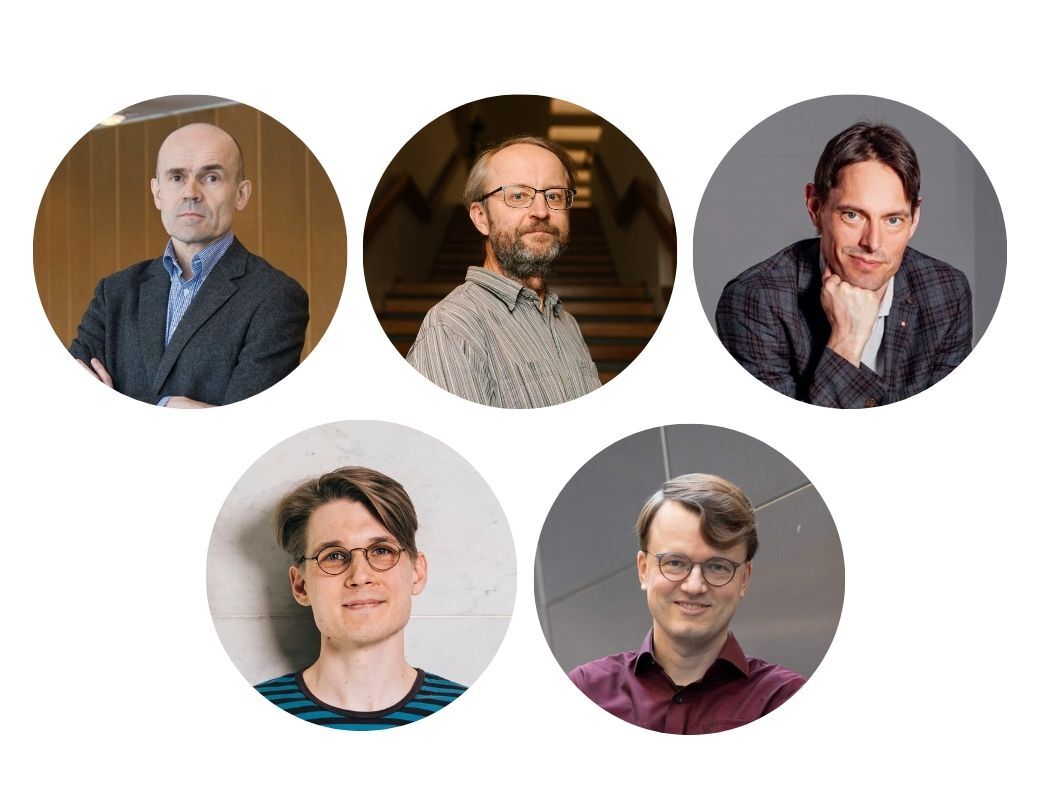 Paavo Alku, Mikko Kurimo, Tom Bäckström, Lauri Juvela, Eric Malmi