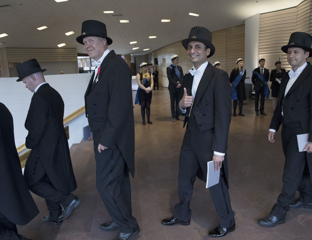 Newly conferred doctors at Aalto University 2018