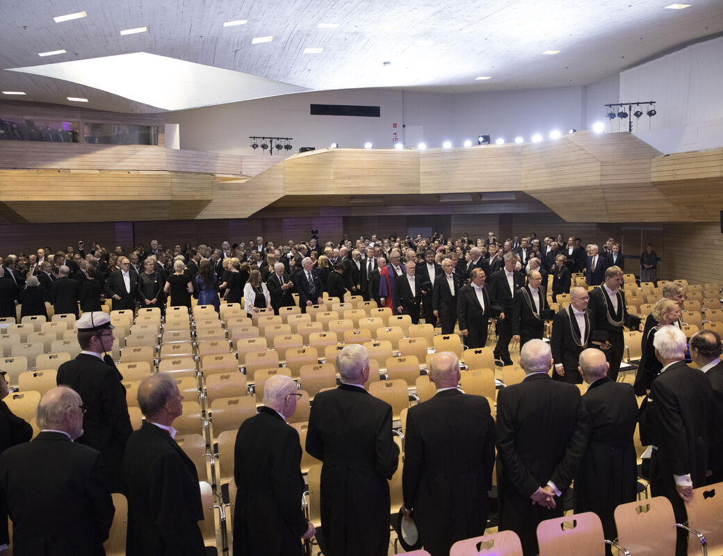 Aalto Conferment 2018 professors' procession