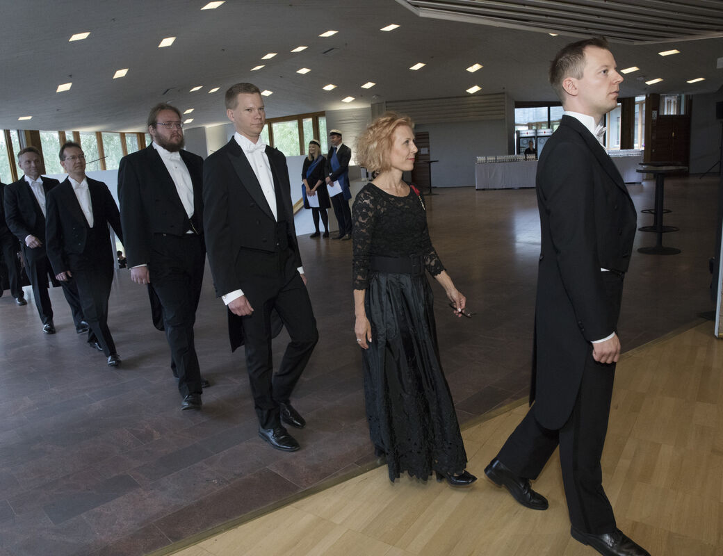 Aalto Conferment 2018 promovendi procession