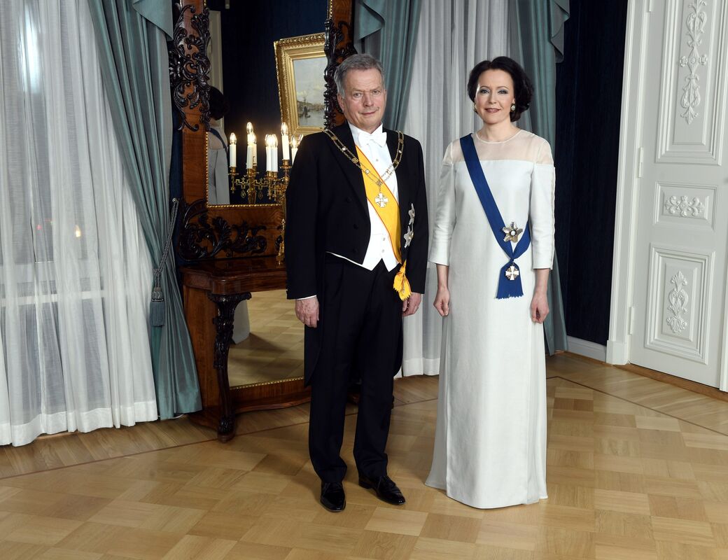 President Sauli Niinistö and Jenni Haukio at 2018 Finnish Independence Day reception. Photo: Vesa Moilanen/Lehtikuva