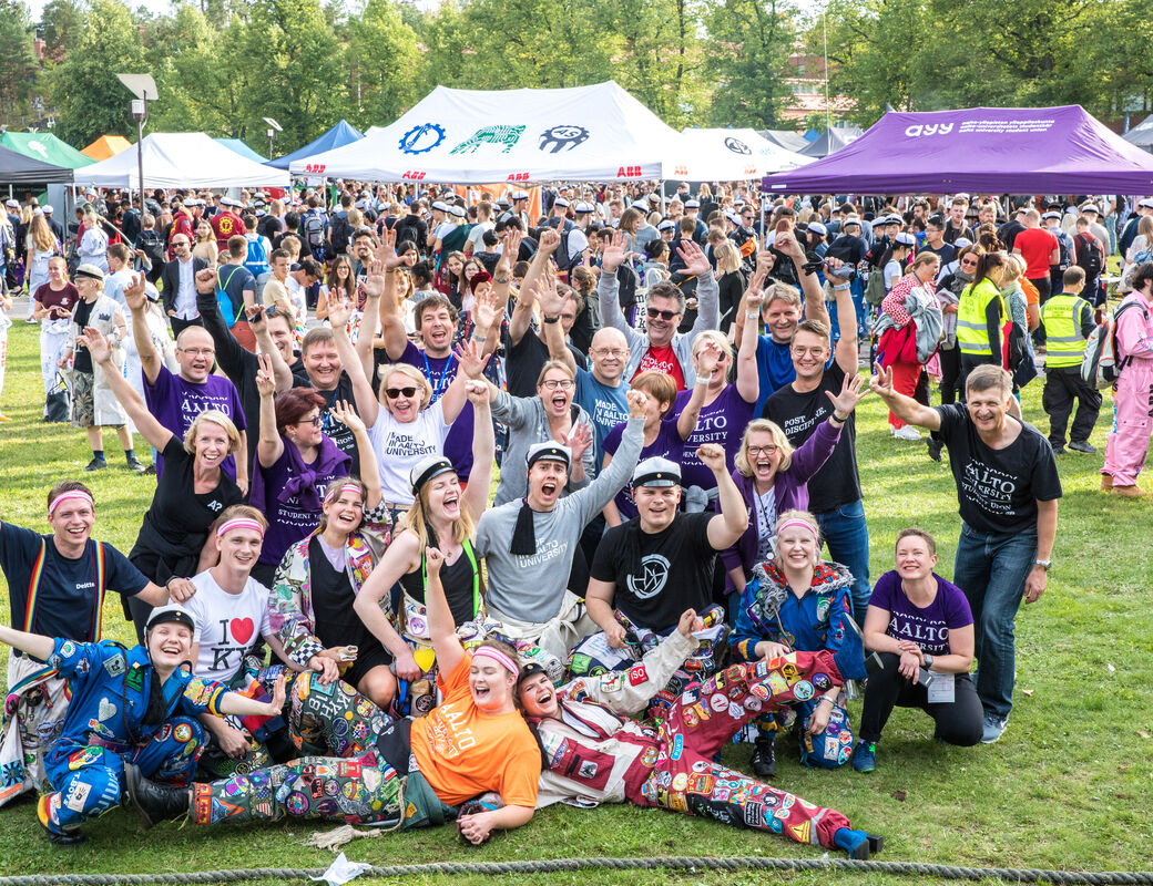 Aalto Day 1 2019_students, deans and Aalto management