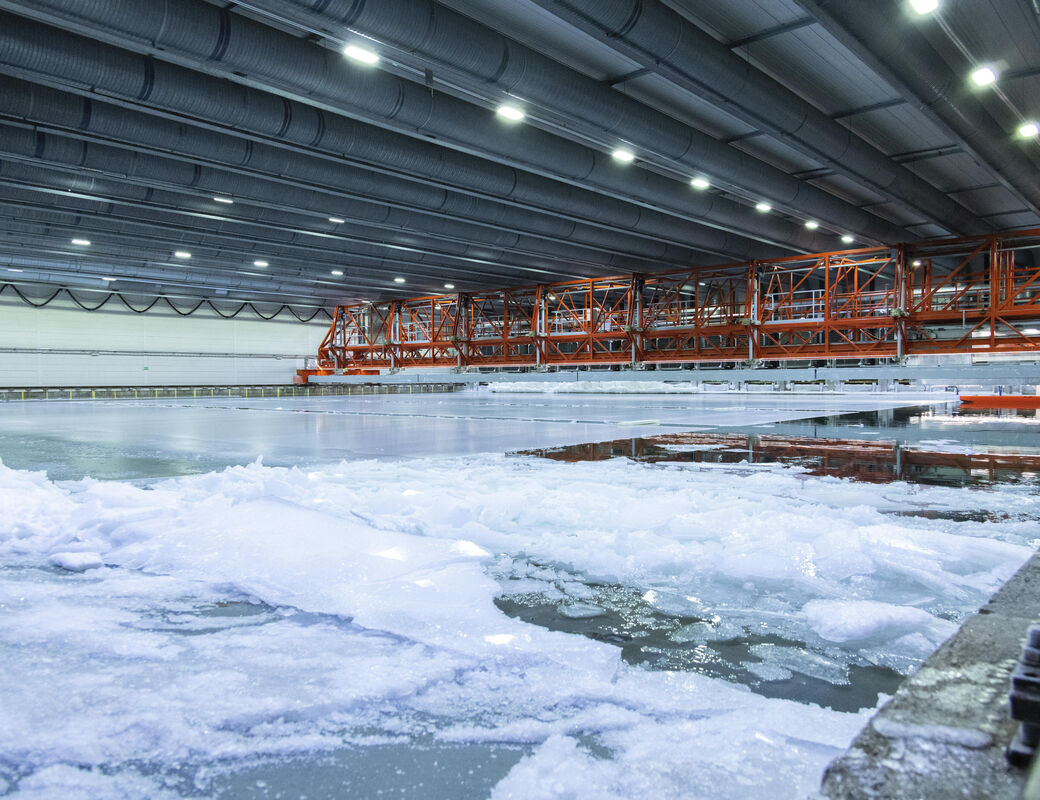 Aalto Ice Tank, Photo: Mikko Raskinen