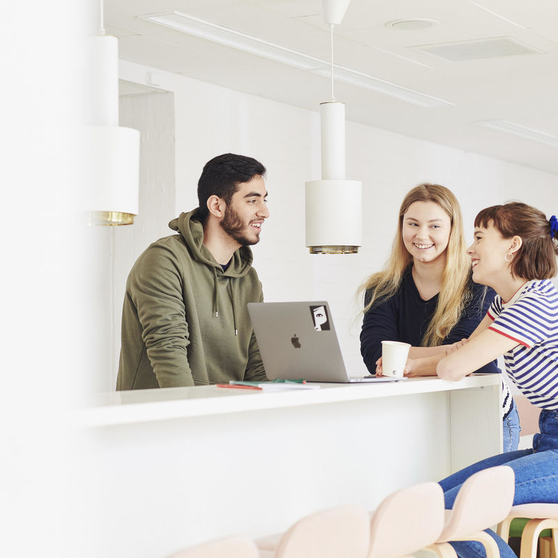 Aalto University students. Photo by Unto Rautio.