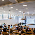 Lecture hall during the lecture