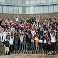 ELEC master students 2019 in a group photo taken by Leena-Ylä-Lyly