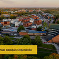 Aerial photo of the Aalto University campus 