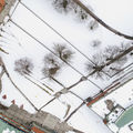 Aerial photo of the Aalto university campus, photo Mikko Raskinen