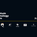 White text "Quantum Technology Forum" on black background with organiser logos