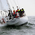 Sailing team at the sea, picture: Tapio Lehtinen Sailing
