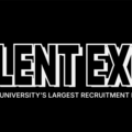 Teksti Talent Expo - Aalto University's largest recruitment event mustalla pohjalla